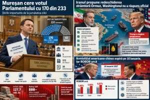 Mureşan cere votul Parlamentului cu 170 de voturi din 233 - stirile importante de la jumatatea zilei